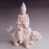 INPHIC-文殊菩薩 騎獅文殊 本命佛 陶瓷像擺飾12吋文殊菩薩